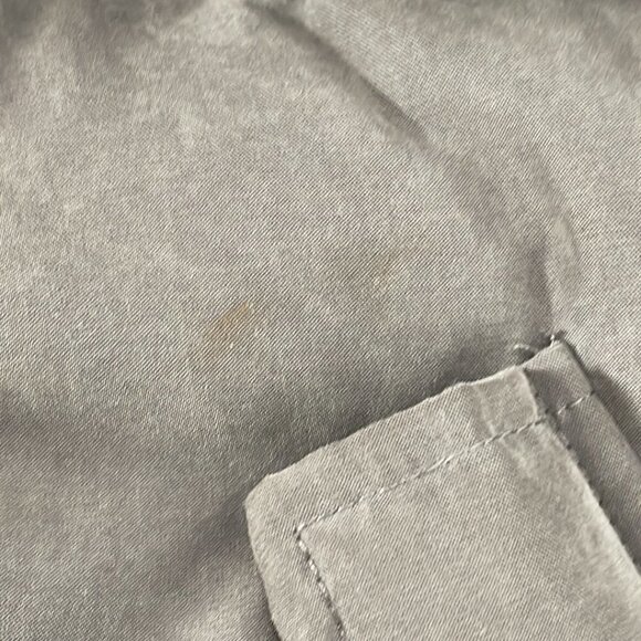 ICHI Puffer Trench Coat Square Tie Brown Size Medium M - Picture 10 of 16